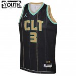 Maillot NBA Charlotte Hornets Terry Rozier III 3 Jordan 2022-23 City Edition Noir Swingman - Enfant